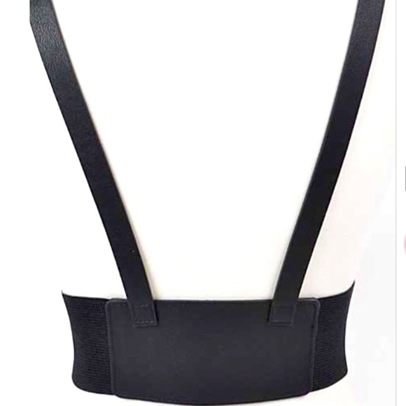 The Stallion Western Leather Corset Harness Statement Belt - Picture 3 of 6